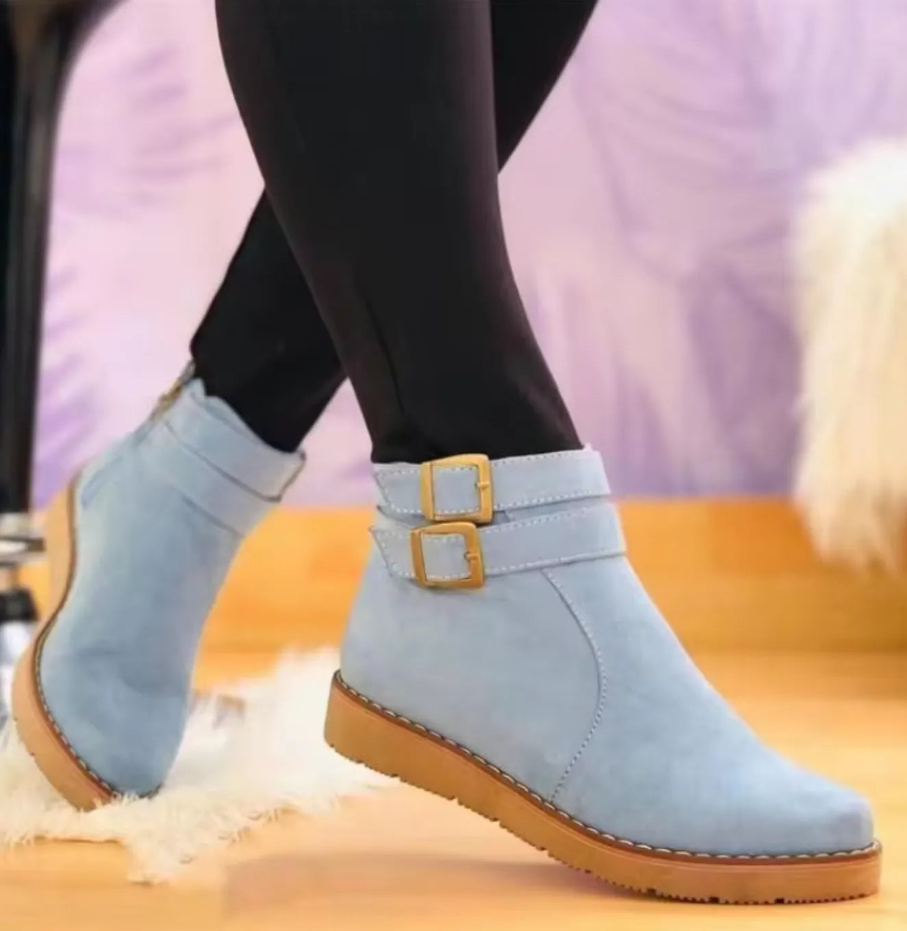 Damen-Winterschuhe im schicken und lässigen Stil