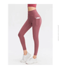 Leggings de Sport sans couture, taille haute avec poches