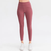 Leggings de Sport sans couture, taille haute avec poches