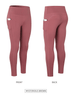 Leggings de Sport sans couture, taille haute avec poches