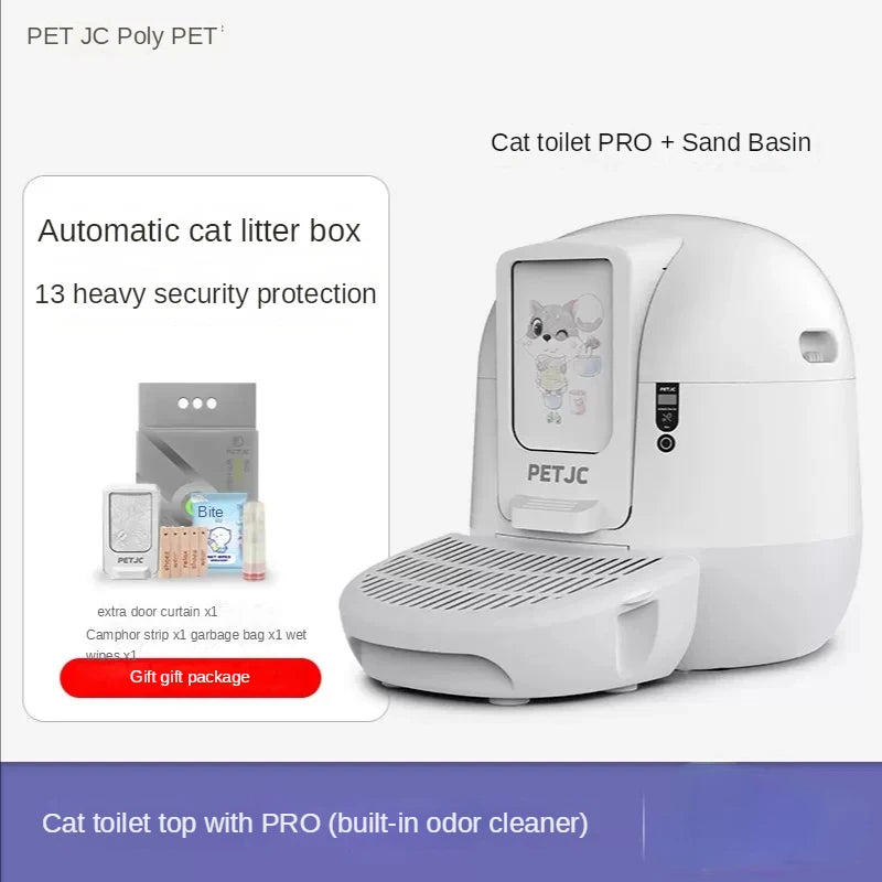 Intelligente automatische Katzentoilette – sauber, mühelos und vernetzt