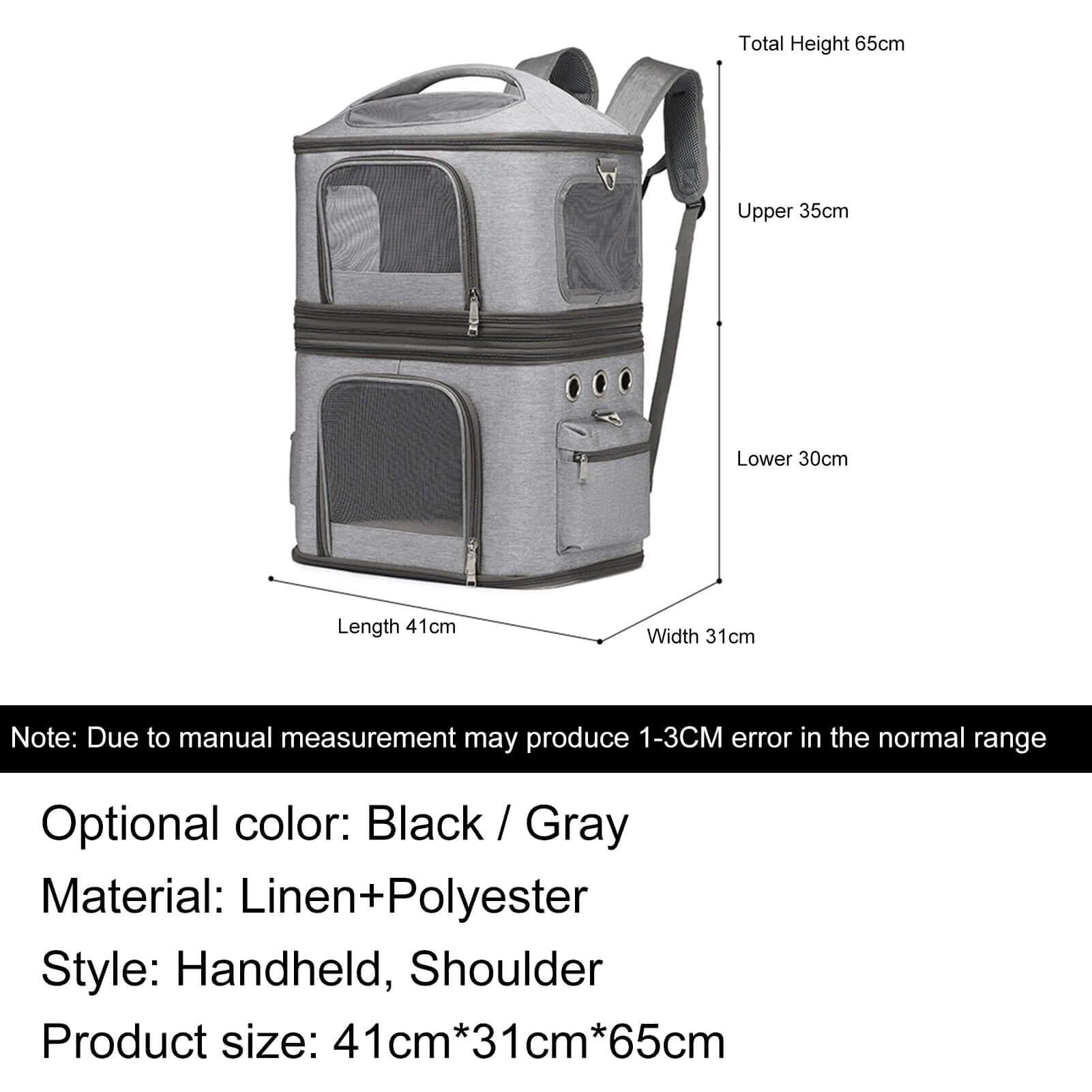 Double Compartment Carry Bag